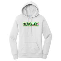 Bahamas Framed Floral Design Women's Pullover Hoodie