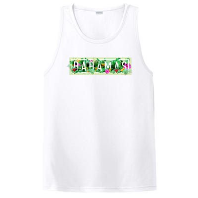 Bahamas Framed Floral Design PosiCharge Competitor Tank