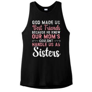 Best Friend Forever Friendship Bestie BFF Squad Ladies PosiCharge Tri-Blend Wicking Tank