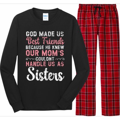 Best Friend Forever Friendship Bestie BFF Squad Long Sleeve Pajama Set