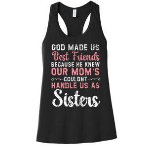 Best Friend Forever Friendship Bestie BFF Squad Women's Racerback Tank