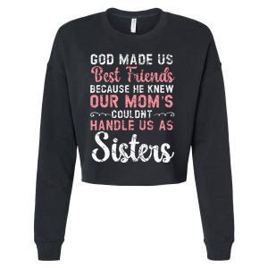 Best Friend Forever Friendship Bestie BFF Squad Cropped Pullover Crew