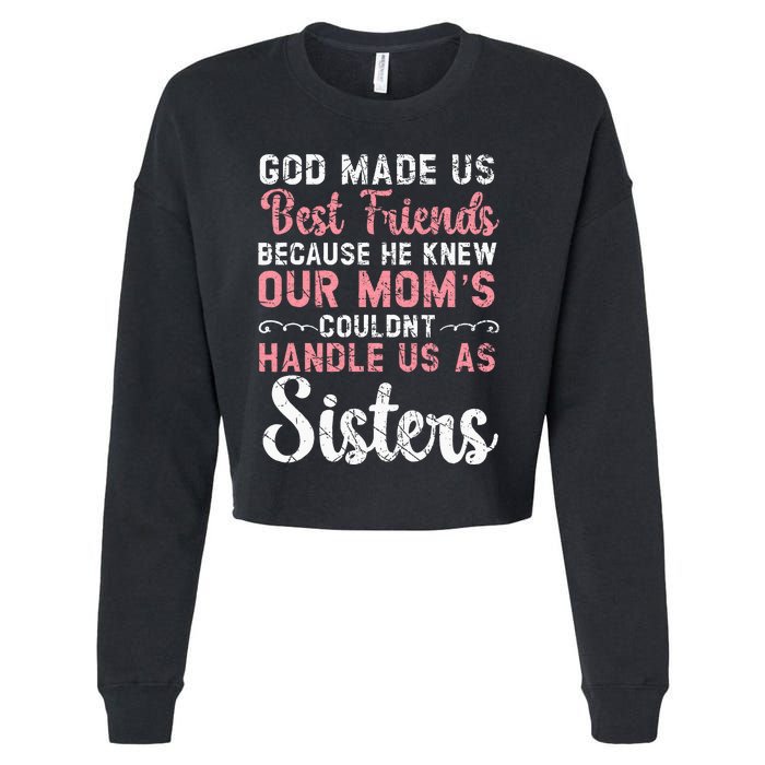 Best Friend Forever Friendship Bestie BFF Squad Cropped Pullover Crew