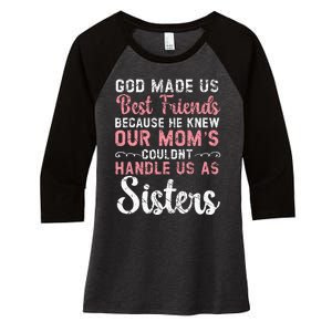 Best Friend Forever Friendship Bestie BFF Squad Women's Tri-Blend 3/4-Sleeve Raglan Shirt