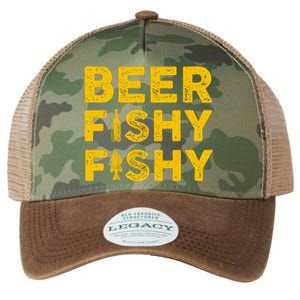 Beer Fishy Fishy Fishing Lover Funny Legacy Tie Dye Trucker Hat