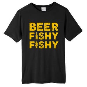 Beer Fishy Fishy Fishing Lover Funny Tall Fusion ChromaSoft Performance T-Shirt