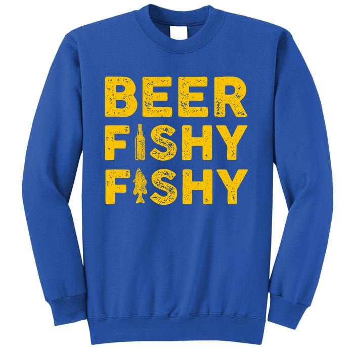 Beer Fishy Fishy Fishing Lover Funny Sweatshirt