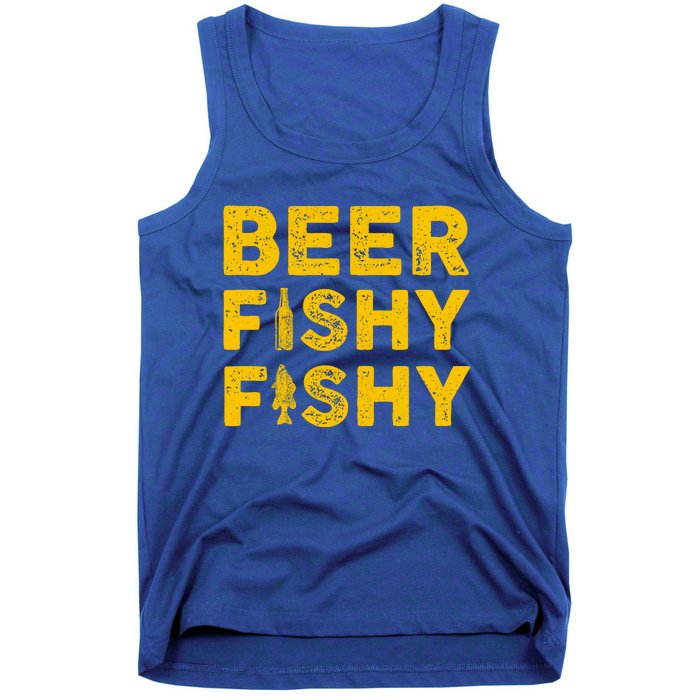 Beer Fishy Fishy Fishing Lover Funny Tank Top