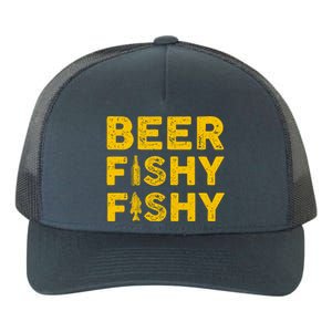 Beer Fishy Fishy Fishing Lover Funny Yupoong Adult 5-Panel Trucker Hat