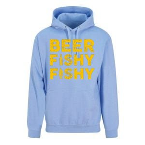 Beer Fishy Fishy Fishing Lover Funny Unisex Surf Hoodie