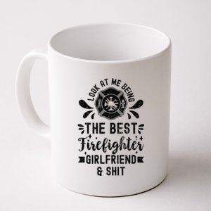 Best Firefighter Friend Funny Fire Fire Truck Graphic Cool Gift Coffee Mug