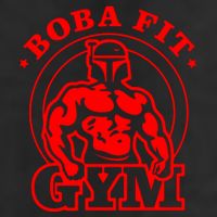 Boba Fit Fat Bodybuilding Gym 7 Panel Mesh Trucker Snapback Hat