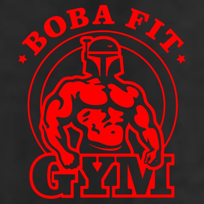 Boba Fit Fat Bodybuilding Gym 7 Panel Mesh Trucker Snapback Hat