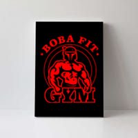 Boba Fit Fat Bodybuilding Gym Canvas