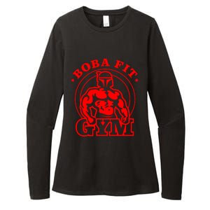 Boba Fit Fat Bodybuilding Gym Womens CVC Long Sleeve Shirt