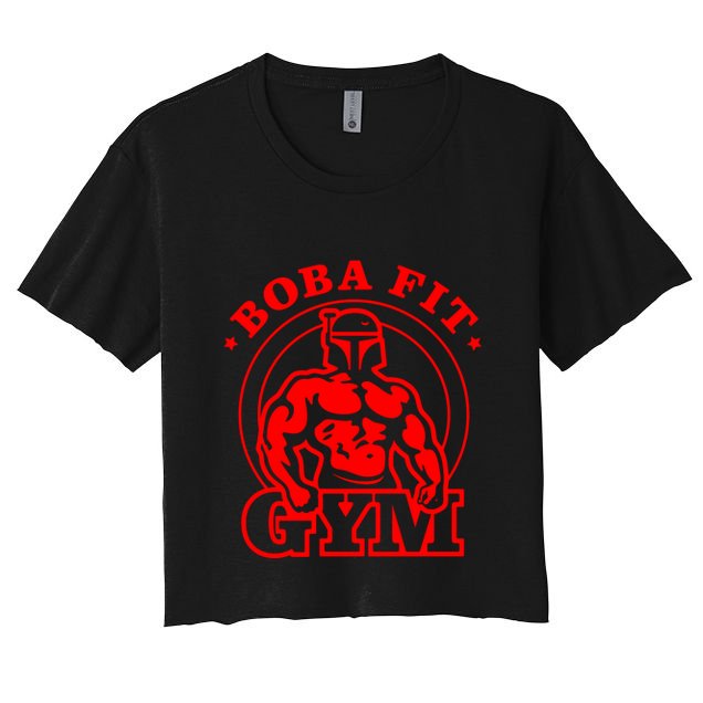Boba Fit Fat Bodybuilding Gym Crop Top