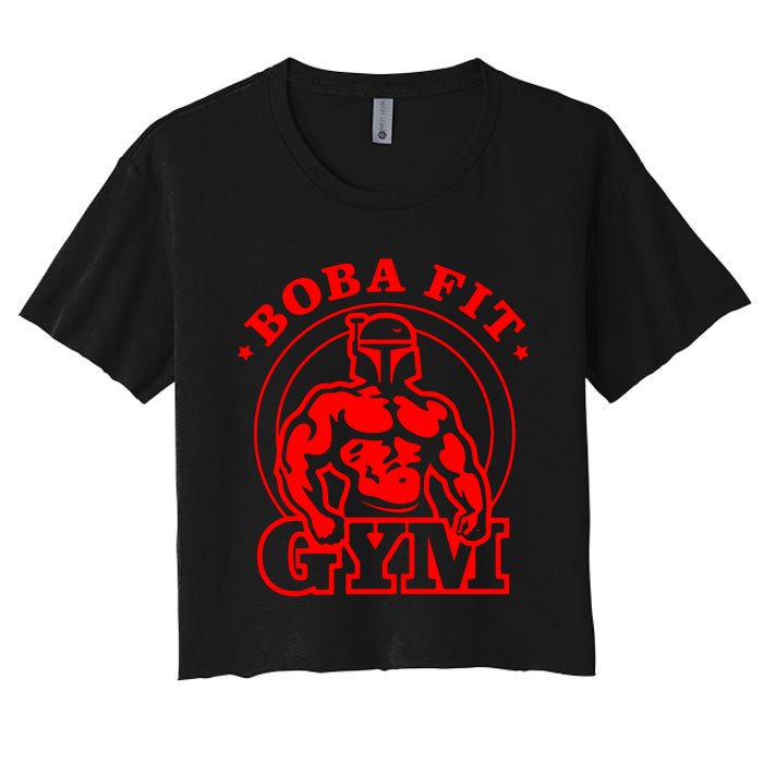 Boba Fit Fat Bodybuilding Gym Women's Crop Top Tee