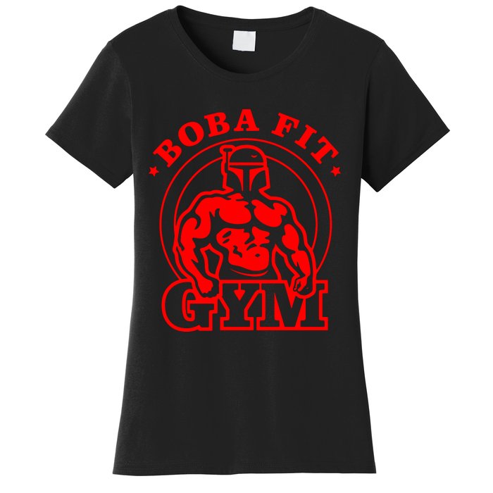 Boba Fit Fat Bodybuilding Gym Women's T-Shirt