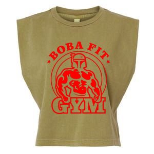 Boba Fit Fat Bodybuilding Gym Garment-Dyed Women's Muscle Tee