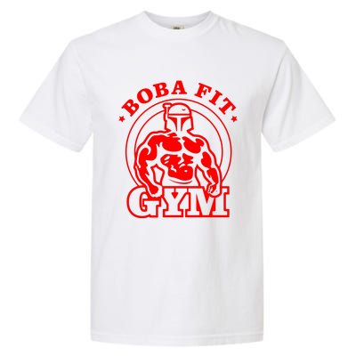 Boba Fit Fat Bodybuilding Gym Garment-Dyed Heavyweight T-Shirt