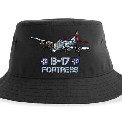 B17 Flying Fortress Bomber Sustainable Bucket Hat