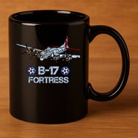 B17 Flying Fortress Bomber 11oz C Handle Ceramic Mug