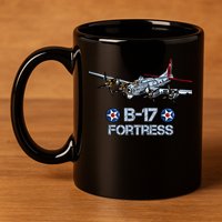 B17 Flying Fortress Bomber 11oz C Handle Ceramic Mug