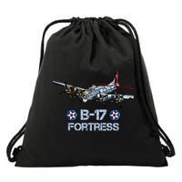 B17 Flying Fortress Bomber Drawstring Bag