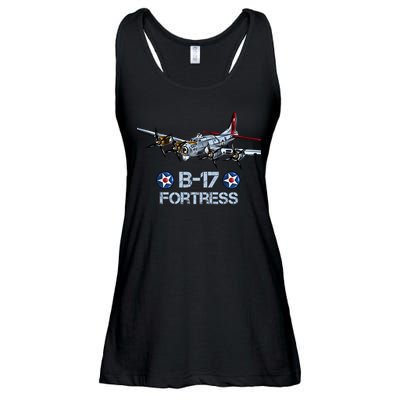 B17 Flying Fortress Bomber Ladies Essential Flowy Tank