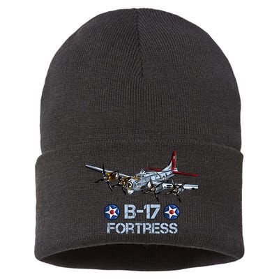 B17 Flying Fortress Bomber Sustainable Knit Beanie