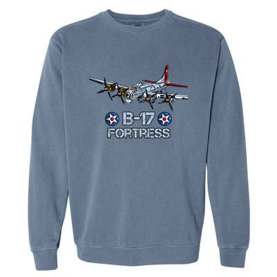 B17 Flying Fortress Bomber Garment-Dyed Sweatshirt