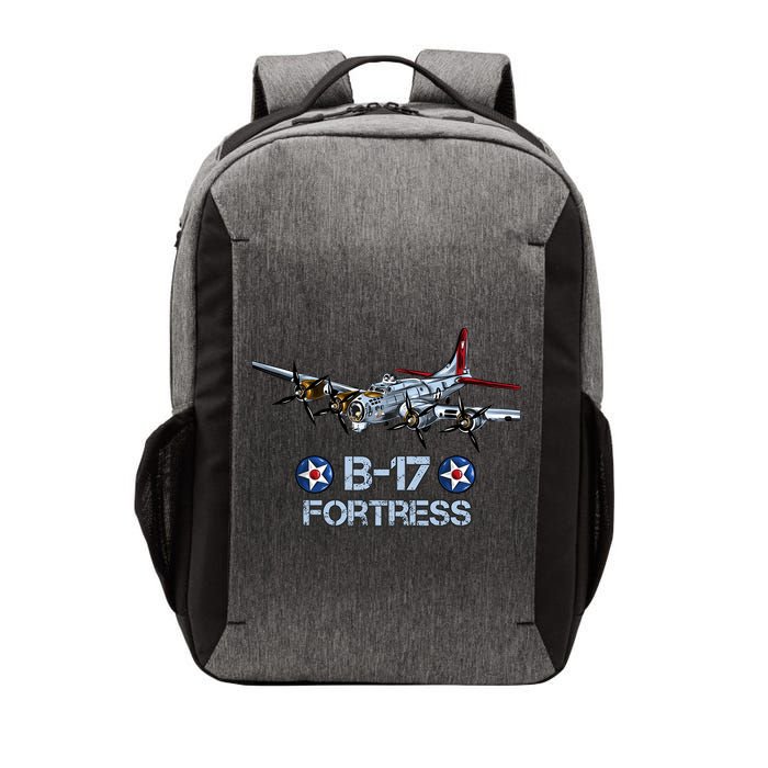 B17 Flying Fortress Bomber Vector Backpack