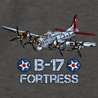 B17 Flying Fortress Bomber Vector Backpack