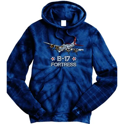 B17 Flying Fortress Bomber Tie Dye Hoodie