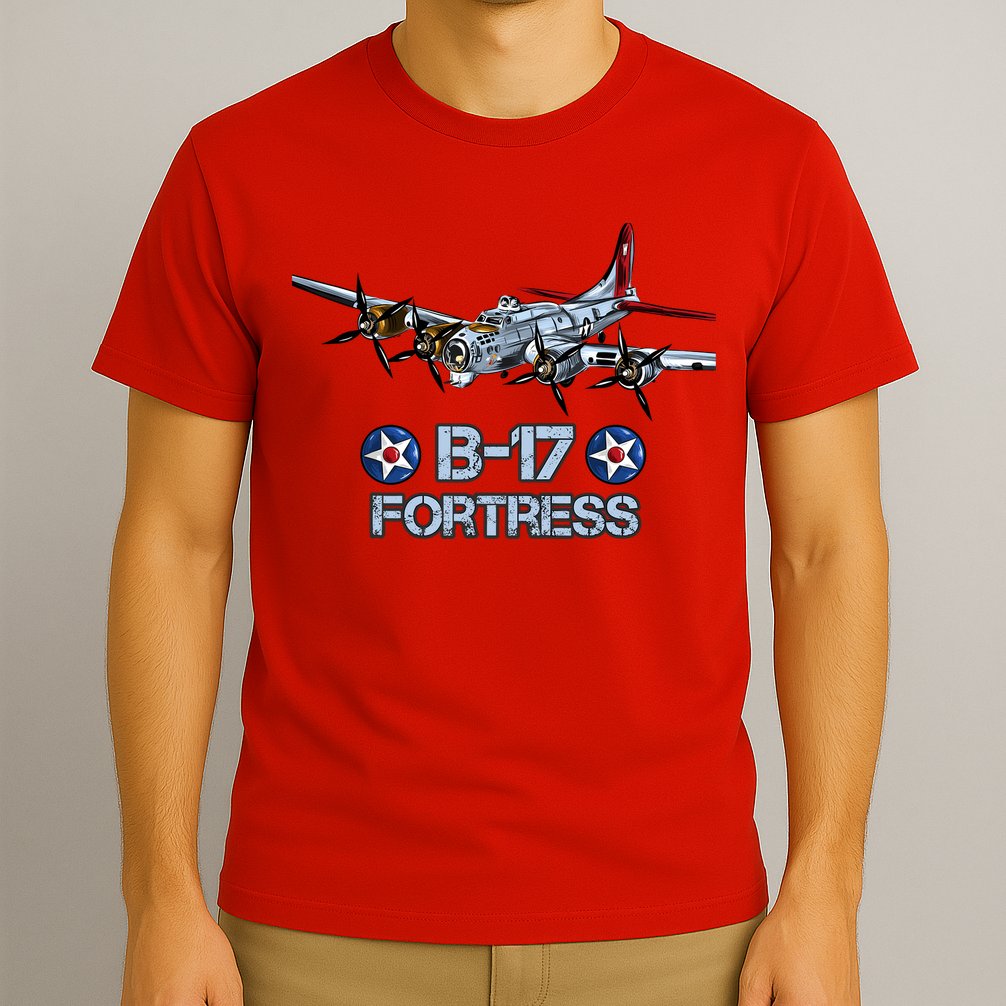 B17 Flying Fortress Bomber T-Shirt