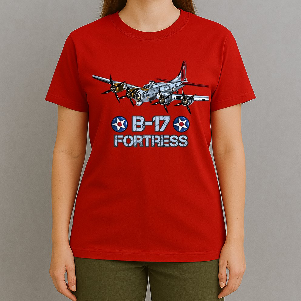 B17 Flying Fortress Bomber T-Shirt