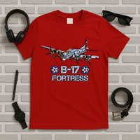 B17 Flying Fortress Bomber T-Shirt