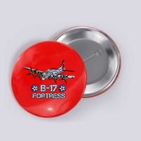 B17 Flying Fortress Bomber Button