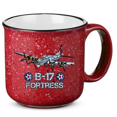 B17 Flying Fortress Bomber 15oz Campfire Ceramic Mug