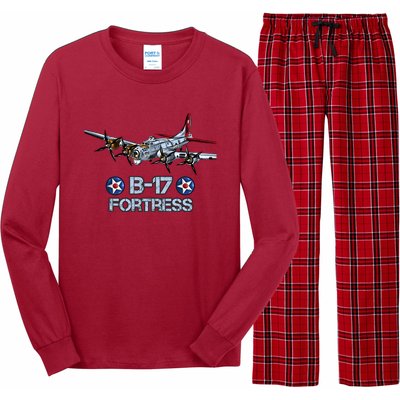 B17 Flying Fortress Bomber Long Sleeve Pajama Set