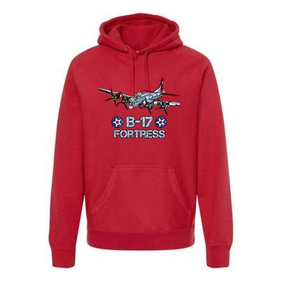 B17 Flying Fortress Bomber Premium Hoodie