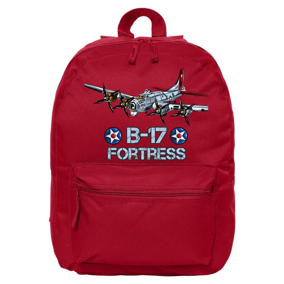 B17 Flying Fortress Bomber 16 in Basic Backpack