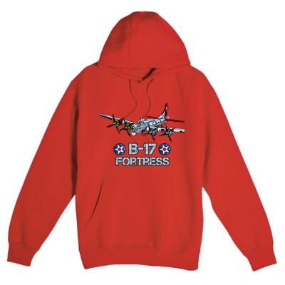 B17 Flying Fortress Bomber Premium Pullover Hoodie