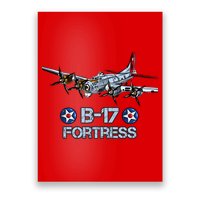 B17 Flying Fortress Bomber Poster