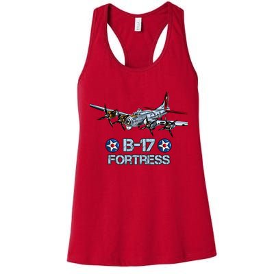 B17 Flying Fortress Bomber Womens Tank Top