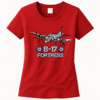 B17 Flying Fortress Bomber Womens T-Shirt