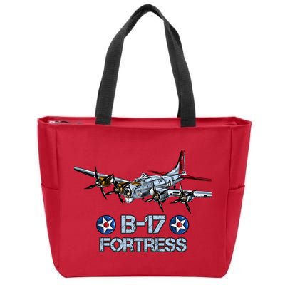 B17 Flying Fortress Bomber Zip Tote Bag