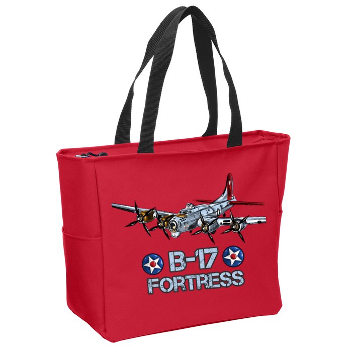 B17 Flying Fortress Bomber Zip Tote Bag