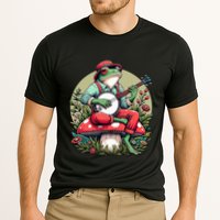 Banjo Froggy Fungi Serenade Cool Funny Frog Mystical Forest Cooling Performance Crew T-Shirt