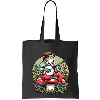 Banjo Froggy Fungi Serenade Cool Funny Frog Mystical Forest Bag